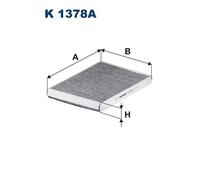 K1378A Filtro, Aria abitacolo Filtron