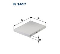 Filtro cabina FILTRON K 1417