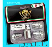 K161 KIT DADI ANTIFURTO RUOTE 12x1,25x32 CONICO PER CHEVROLET SPARK MATIZ