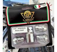 K161 KIT DADI ANTIFURTO RUOTE 12x1,25x32 CONICO PER CHEVROLET SPARK MATIZ