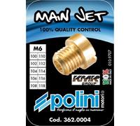 POLINI 362.0004 SET 10 GETTI DELL'ORTO 6 mm. DAL 100 AL 118 (increm.2)