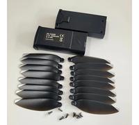 K19 MAX Drone Original Battery Propeller Spare Part Kit 3.7V 2200mAh Lipo Battery Main Blade Part K19MAX Drone Accessory