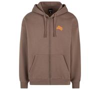 K1X Giacca di felpa marrone / arancione Uomo K1X M