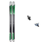 K2 - Attacchi per sci da scialpinismo - Set Wayback 88 2024 in Alluminio - Nero