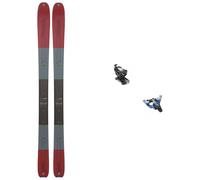 K2 - Attacchi per sci da scialpinismo - Set Wayback 89 W 2024 in Alluminio - rosso