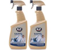 K2 Auto Tapis Upholstery & Canvas Cleaner, Professional Auto Interior Wash 700 ml (Confezione da 2)