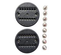 K2 Cinch - Scrocchi Dischi Clicker - Coppia Di Ricambio Nera - Con Viti