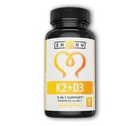 K2 + D3 60 Capsule Vegetali Di Zhou Nutrition