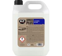 K2 Express Plus Shampoo per auto, tanica da 5 litri, al profumo di limone
