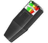 K2 EMF - Rilevatore di campo magnetico, misuratore portatile, 5 LED Gauss, per radiazioni elettromagnetiche, per testing all'aperto, ufficio, portatile, radiazioni (nero)