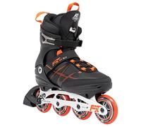 K2 F.i.t. 80 Alluminio, Pattini in Linea Uomo, Nero-Rosso, EU: 45 (UK: 10.5 / US: 11.5)