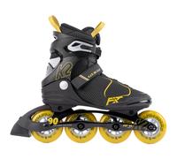 K2 F.I.T 90 BOA, pattini a rotelle, uomo, nero 46 Black/Yellow