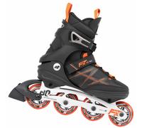 K2 F. I. T. Fit 80 Alluminio Pattini IN Linea Uomo Fitness Freeskates Nero/Rot