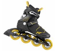 K2 FIT F.I.T. 90 BOA Pattini In Linea Fitness 90Mm/83A Antracite/Giallo