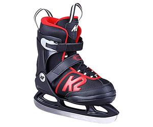 K2 Joker Ice 29-34-25D0303.1.1.S - Pattini da ghiaccio da bambino, colore: Nero/Rosso