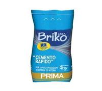 K2 Linea Briko Cemento Rapido Grigio in Polvere 4 kg in Busta K2 4 Pezzi