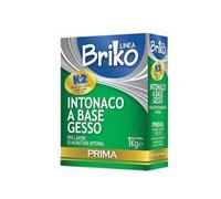 K2 Linea Briko Intonaco Base Gesso Bianco in Polvere Rasante 1 kg 12 Pezzi