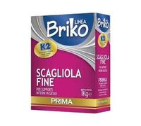 K2 Linea Briko Scagliola Fine Bianca in Polvere 1 kg in Scatola K2 12 Pezzi