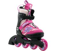 K2 Lumi Pro Inline Skates Bambini Principianti Regolabili Rosa S M L