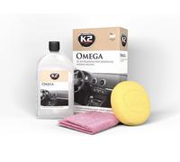 K2 OMEGA Detergente per materiale plastico G410 Microfibra Bottiglia Lattina 500