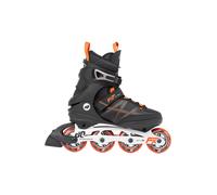 K2 F. I. T. Fit 80 Alluminio Pattini IN Linea Uomo Fitness Freeskates Nero/Rot