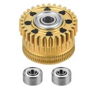 K2 Plus Extruder Gear, ingranaggio in metallo oro per stampante 3D, design perforato leggero, estrusore K2 Plus