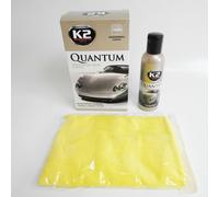 K2 Quantum Premium Lucido Cera Protettiva 140g Incl. Panno Microfibra 40x40cm