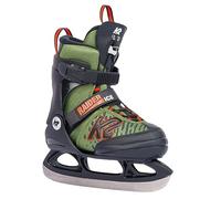 K2 Raider Ice 25G0110.1.1.XS - Pattini da Ghiaccio da Ragazzo, Colore: Verde - Arancione