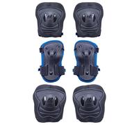 K2 Raider Pro Pad Set, set di protezione, junior, nero XS Black/Blue