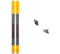 K2 - Sci da scialpinismo - Set Wayback 84 2024 per Uomo in Legno - Giallo