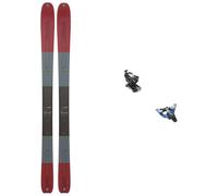 K2 - Sci da scialpinismo - Set Wayback 89 W 2024 in Legno - rosso