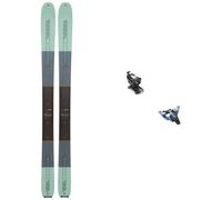 K2 - Sci da scialpinismo - Set Wayback 98 W 2024 in Legno - Grigio