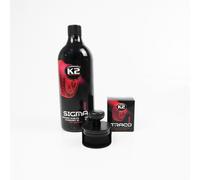 K2 SIGMA PRO D1101 Cura Pneumatici 1L + Spazzola Applicatrice TRACO PRO D7040
