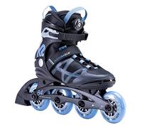 K2 Skates Donne Pattini in linea ALEXIS 84 BOA - black - blue - EU: 37 (Mondo: 240 / cm: 24 / UK: 4.5 / US: 7) - 30E0190