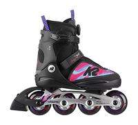 K2 Skates Ragazze Pattini in linea CHARM BOA ALU - black - pink - L (EU: 35-40 / Mondo: 160-200 / cm: 16-20 / UK: 3-7 / US: 4-8) - 30F0120