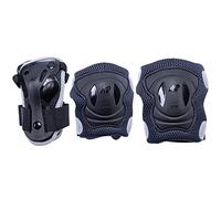 K2 Skates Unisex Protezioni per pattini in linea K2 PERFORMANCE PAD SET W - black - anthracite - L (Knee: A:41-45cm B:36-39cm / Elbow: A:27-30cm B:26-29cm / Wrist: A:22-24cm B:19-21cm) - 30E1418