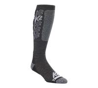 K2 Snow Chain Logo Sock, Calzini da Sci Unisex-Adulto, Black, S