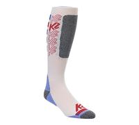 K2 Snow Chain Logo Sock, Calzini da Sci Unisex-Adulto, Red-White-Blue, S