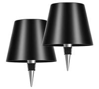 K2 STORE 2 PEZZI Lampada da Tavolo Senza Fili Ricaricabile USB, 2 ANNI DI GARANZIA, Lampada LED per Bottiglia Touch e 3 Modalità di Luce, Lampada Design Moderno per Casa, Bar e Ristorante