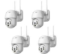 K2 STORE 4 PEZZI TELECAMERA IP CAM PTZ WIFI CAMERA DOME WIRELESS ESTERNO SPEED