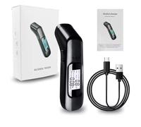 K2 STORE - Etilometro Certificato Portatile con Display LCD, Alcooltest Rapido e Preciso per Conducenti, Ricaricabile via USB, Analizzatore di Alcol nel Respiro ad Alta Precisione