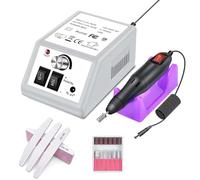 K2 STORE - Fresa per Unghie Professionale 20000 Giri Manicure e Pedicure 50 Lima, Elettrica per Unghie Gel, per Studio Estetiste Casa Regali 10W Velocita' regolabile