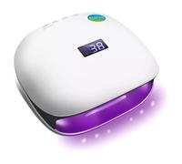 K2 Store - Lampada UV LED per Unghie 48W Asciugatrice Professionale per Gel e Manicure Shellac con 4 Impostazioni di Timer, Display LCD, Sensore Automatico e Funzione di Asciugatura Rapida.