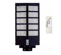 K2 STORE - Lampione Stradale Solare Faro Led 1500W Con Telecomando Impermeabile IP67 Luce Bianco Freddo 6500k Esterno Con Sensore Di Movimento 1000 Led