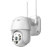 K2 STORE Telecamera IP WiFi PTZ Dome Wireless - Videosorveglianza Interno/Esterno per Casa e Giardino, Speed Dome con Zoom, Visione Notturna, App YooSee