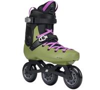 K2 Surge 100 Unisex Inline Skate 3 Ruote Inliner Fitness Skating Olive/Purple