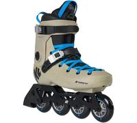 K2 Surge 84 Unisex Pattini In Linea Fitness Khaki/Blu 82A/84 Mm