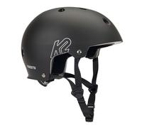 K2 Varsity, Casco da Skate in Linea Unisex-Adulto, Nero, L (59-61 cm)