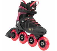 K2 VO2 S 90 Pro Breve Bracciale Damen-Inline-Skates Inliner Nero/Bordeaux 90mm /