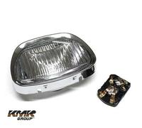 K298 FANALE ANTERIORE/ FARO VETRO VESPA 150 SPRINT 180 SUPER CON PORTALAMPADA